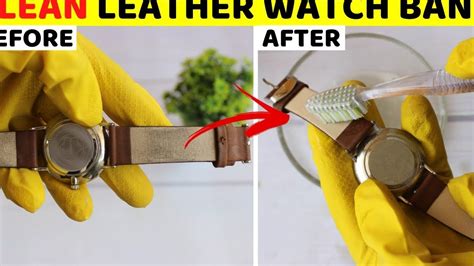 how to clean burberry watch band|how to clean watch straps.